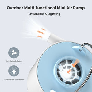 Ultra-Mini USB Air Pump – Fast Inflate & Deflate, USB Rechargeable