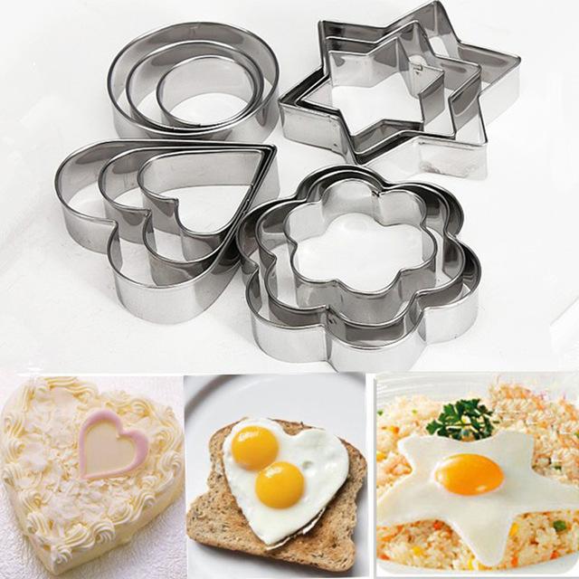 Home And Garden Appliance 12pcs/set Stainless Steel Moulds-UlGadget