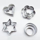 Home And Garden Appliance 12pcs/set Stainless Steel Moulds-UlGadget