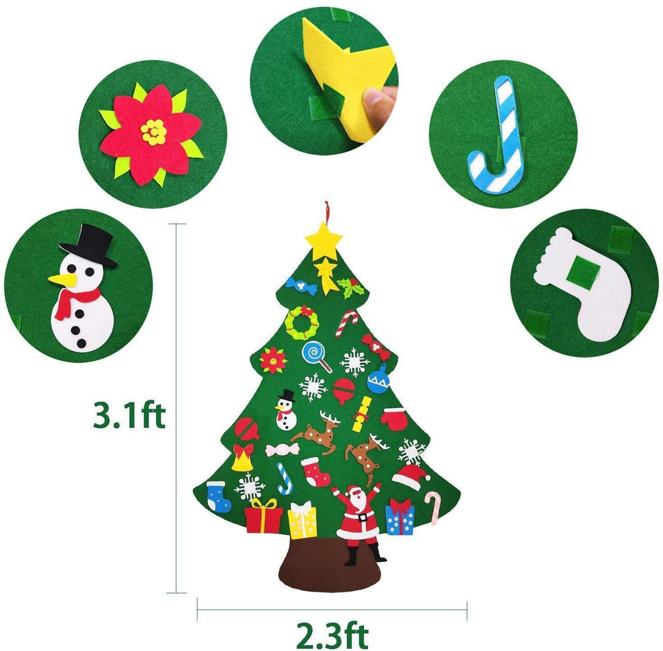 Felt Christmas Tree For Kids-UlGadget