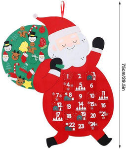 Christmas Advent Calendar Countdown Christmas Ornament-UlGadget