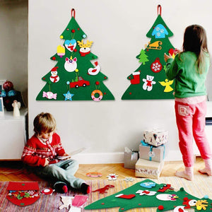 3D DIY Felt Christmas Tree Set Gift For Kid-UlGadget