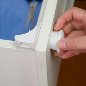 4pcs Child Safety Magnetic Cupboard Locks-UlGadget