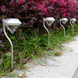 4 pcs Diamond Solar Garden LED Lights-UlGadget