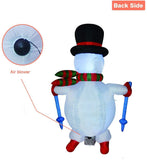 Inflatables Yard Snowman Blow Up Led Light Christmas-UlGadget