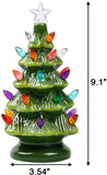 Ceramic Christmas Tree 28 Multicolored Lights Ornament-UlGadget