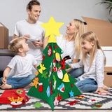 3D DIY Felt Christmas Tree Set Gift For Kid-UlGadget