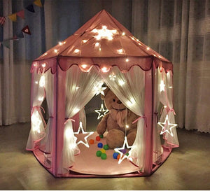 Portable Sparkling Teepee Tent House For Kids-UlGadget