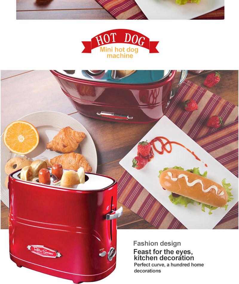 Mini Hotdog Toaster Making Machine-UlGadget