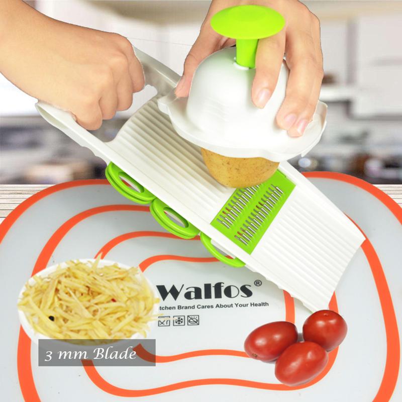 Mandoline Peeler Grater Vegetables Cutter tools with 5 Blade Slicer Kitchen-UlGadget