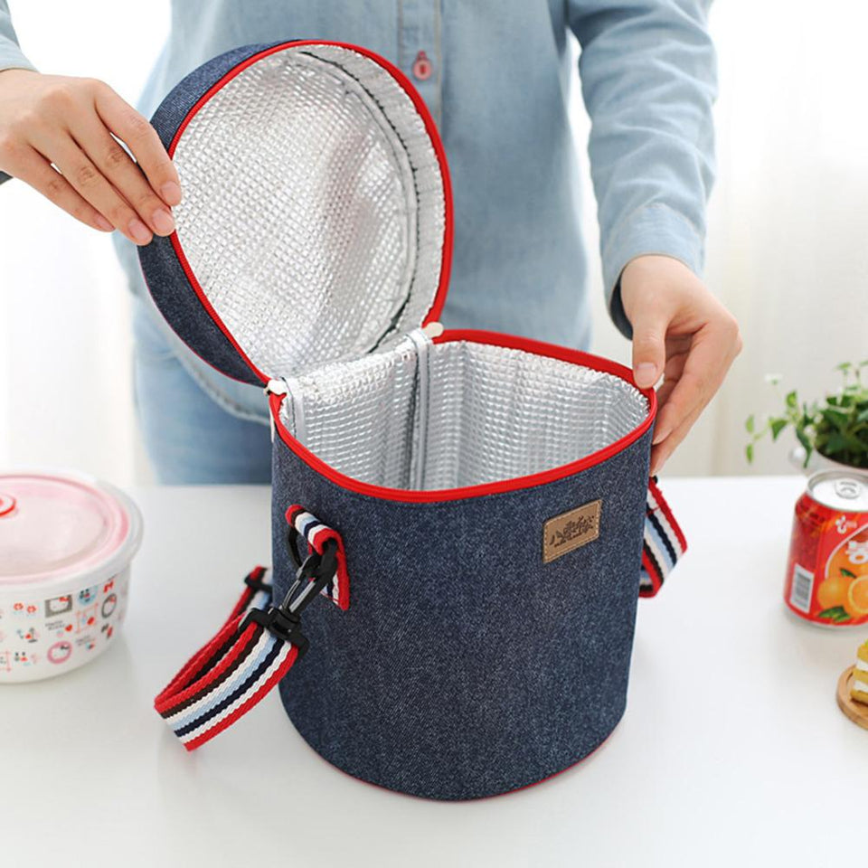 Denim Lunch Bag-UlGadget