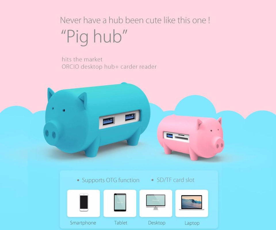 Pig USB Hub #2-UlGadget