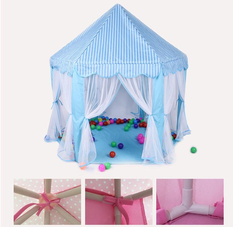 Portable Sparkling Teepee Tent House For Kids-UlGadget