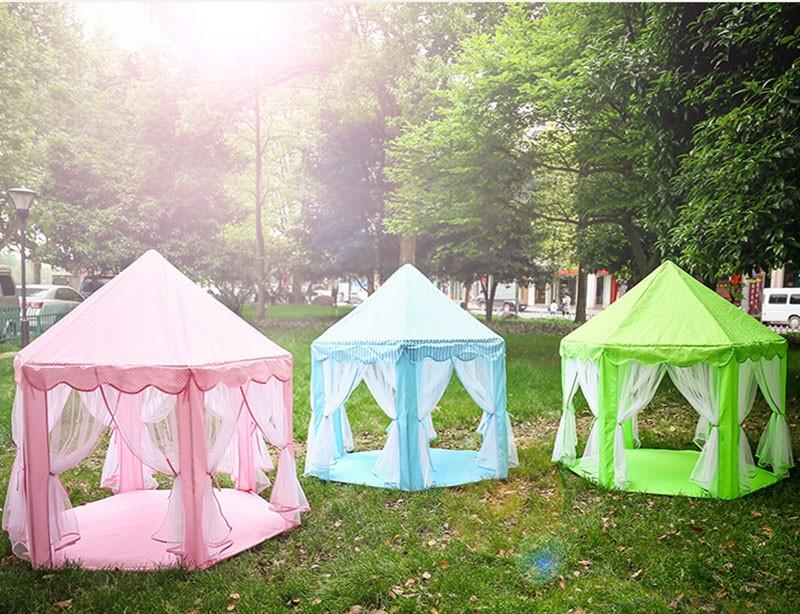 Portable Sparkling Teepee Tent House For Kids-UlGadget