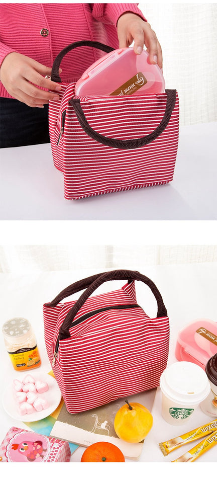 Leisure Canvas Lunch Bag-UlGadget