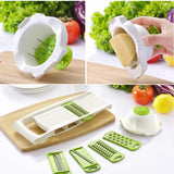 Mandoline Peeler Grater Vegetables Cutter tools with 5 Blade Slicer Kitchen-UlGadget