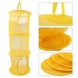 Nylon Mesh Fabric Hanging Laundry Basket-UlGadget