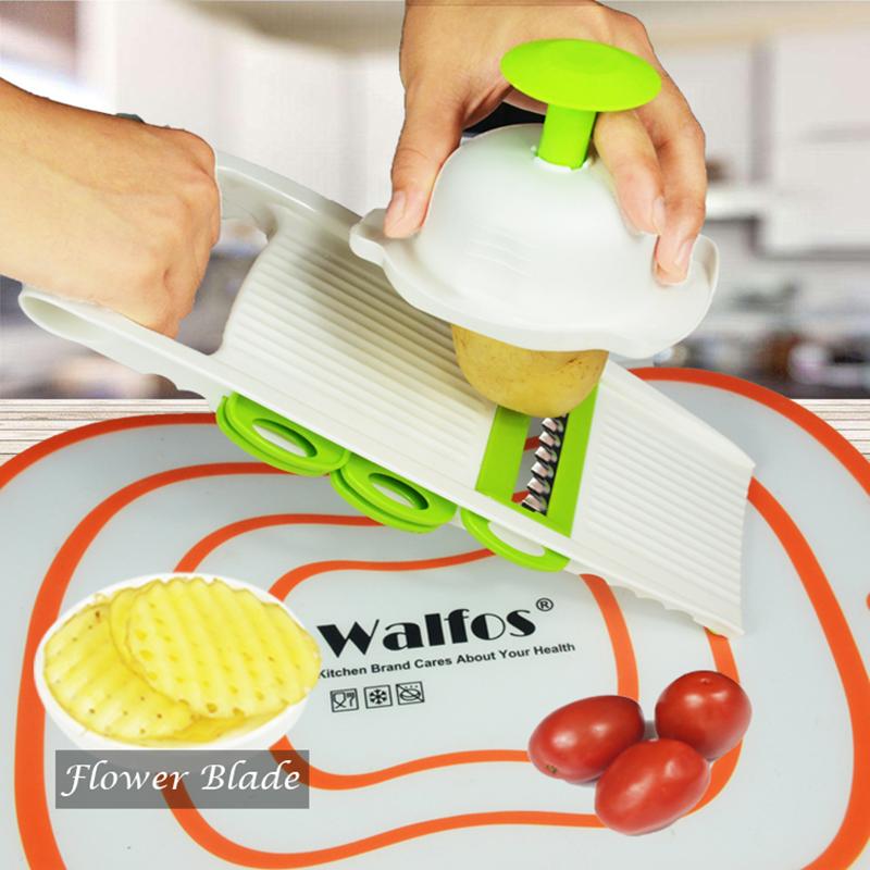 Mandoline Peeler Grater Vegetables Cutter tools with 5 Blade Slicer Kitchen-UlGadget