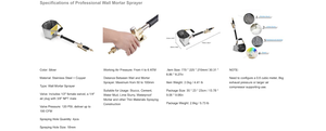 Fast Efficient Wall Mortar Cement Spray Gun (Free Ship Worldwide)-UlGadget