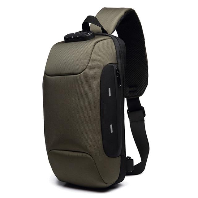 Men's Clothing and Accessories Anti-theft Backpack With 3-Digit Lock-UlGadget