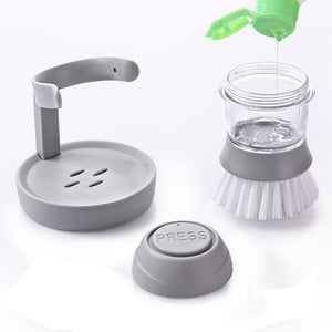 Refillable Soap Dispensing Dish Washing Brush-UlGadget