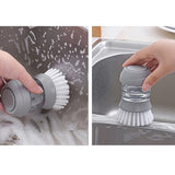 Refillable Soap Dispensing Dish Washing Brush-UlGadget