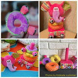 Elephant Stacking Plush Rattle Toy