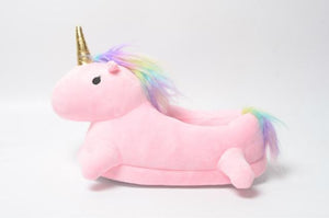 Winter Indoor Unicorn Slippers