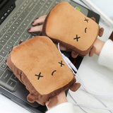 Toasty Bread Buddies Electric Soft Hand Warmer USB Heating Gloves-UlGadget