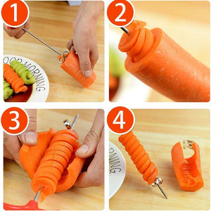 Manual Roller Spiral Slicing Kitchen Tool-UlGadget