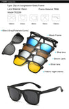 Sports and Entertainment 5 in 1 Magnetic Lens Swappable Sunglasses-UlGadget