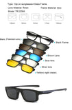 Sports and Entertainment 5 in 1 Magnetic Lens Swappable Sunglasses-UlGadget