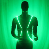 LED Reflective Safety Vest Night Running Cycling Outdoor Sports Safety Reflective Jacket Vest-UlGadget