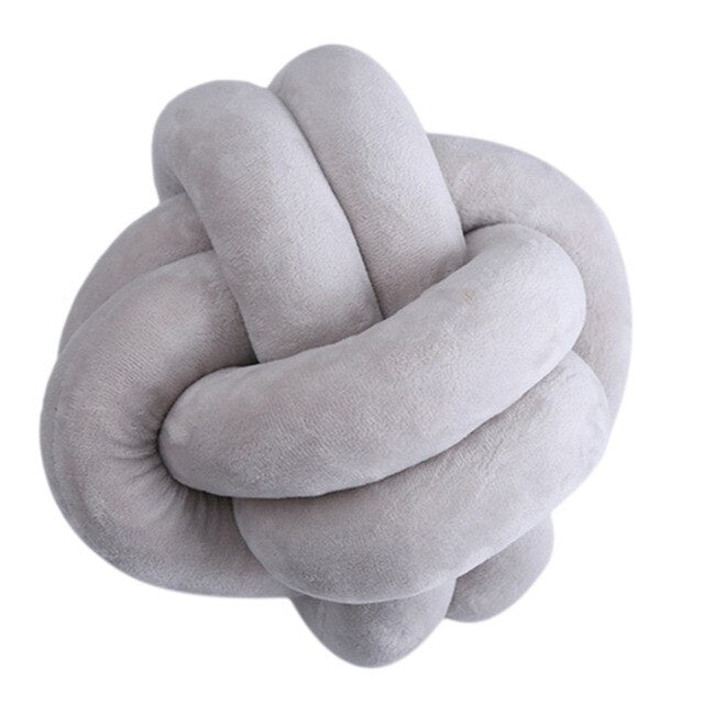 Handmade Knot Ball Pillow Waist Back Cushion Home Sofa Bed Decor Dolls Toys For Kids-UlGadget