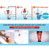 Home and Garden, Appliance SINK BLASTER DRAIN UNCLOGGING TOOL-UlGadget