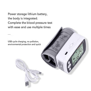 Voice Wrist Digital Blood Pressure Monitor