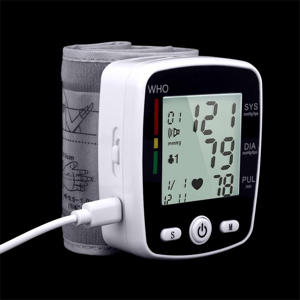 Voice Wrist Digital Blood Pressure Monitor