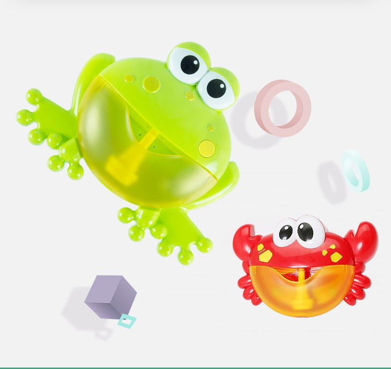 Funny Bubble Crabs Frog Whale Baby Bubble Maker Bath Toy-UlGadget