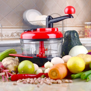 Multifunction Processor Manual Food Chopper Cutter Mixer Salad Maker Eggs Stirrer Kitchen Cooking Tool-UlGadget