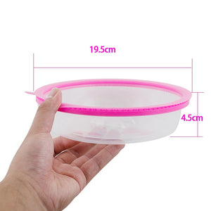 Press Fresh Universal Vacuum Air-tight Food Sealer Container Plate Topper Lid Cover Dome, Stackable, Safe for Microwave, Dishwasher and BPA Free-UlGadget