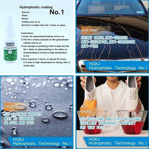 Magic Wipe Liquid Glass Nano Hydrophobic Ceramic Coating For Window-UlGadget