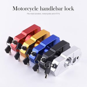 Motorcycle Handlebar Security Safety Grip Lock-UlGadget