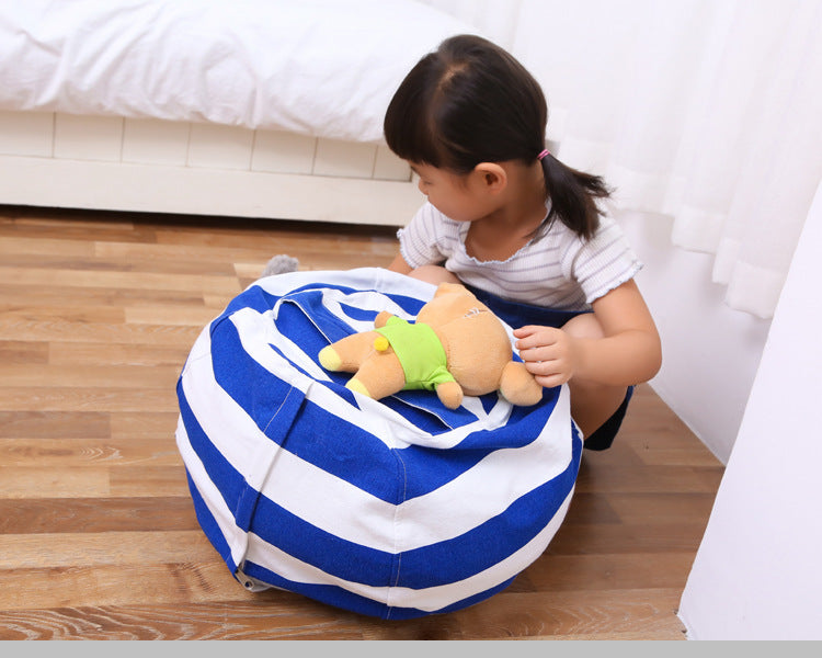 Creative Modern Portable Storage Stuffed Animal Bean Bag Chair-UlGadget