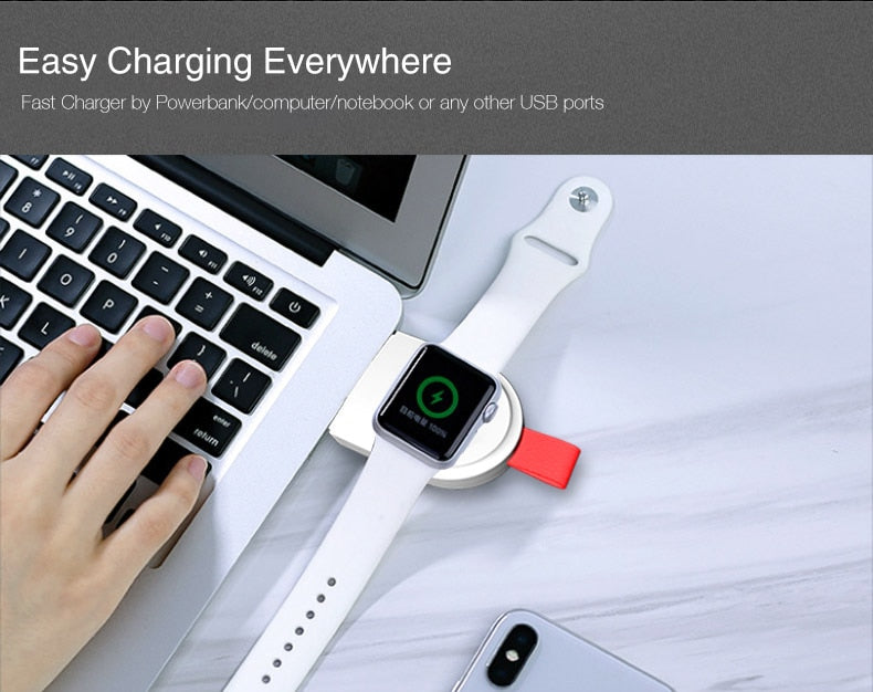 Magnetic Apple Watch USB Pocket Wireless Charger-UlGadget