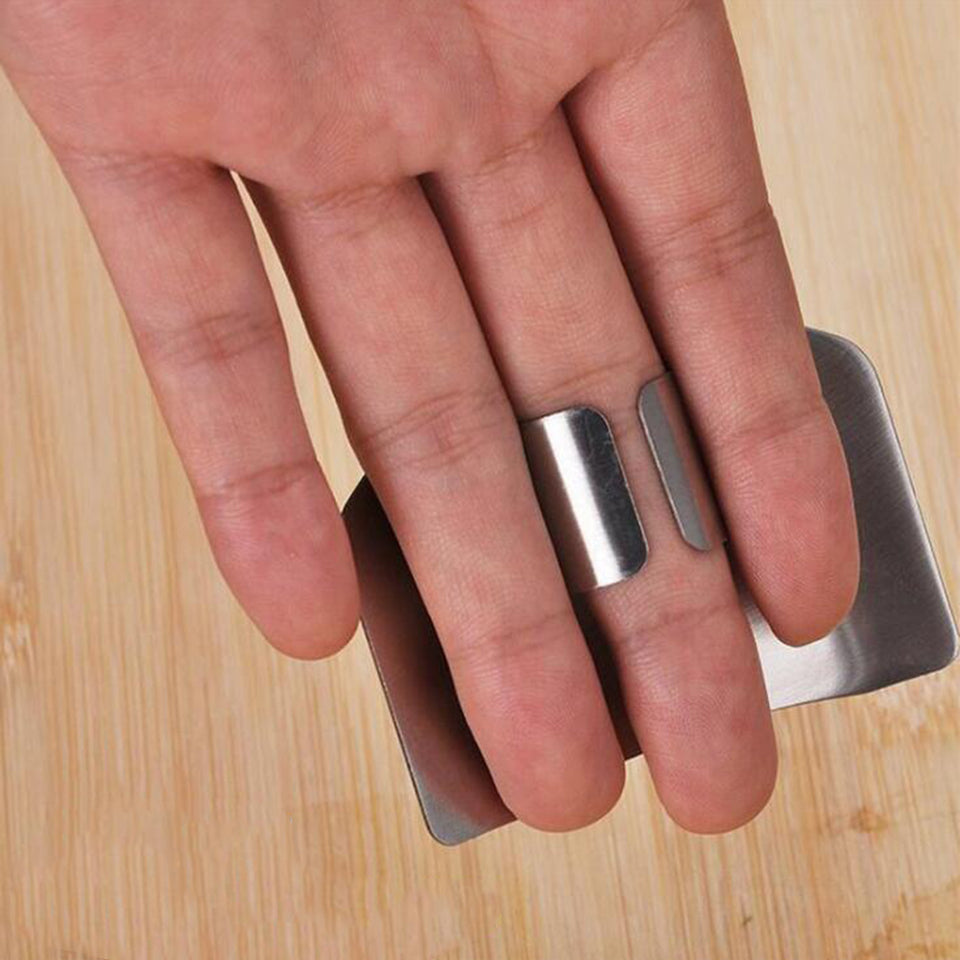 Stainless Steel Finger Guard Protector Knife Cutting Finger Protection Tools-UlGadget