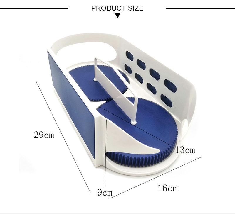 Rotating Storage Organizer Box Bathroom Multi-function Rack Swivel-UlGadget