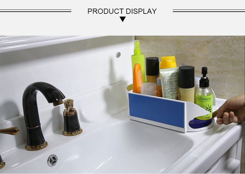 Rotating Storage Organizer Box Bathroom Multi-function Rack Swivel-UlGadget