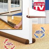 Brown Stopper Practical Stop Seam Tool Blocker Anti-wind Dustproof Blocker for Household Doors Windows Protecter-UlGadget