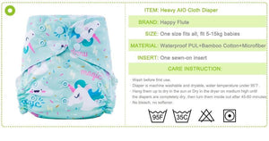 Organic Bamboo Cotton Diaper