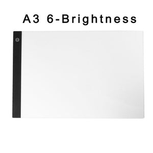 Graphics A3 A4 A5 LED Artist Tracing Tablet Thin Art Stencil Drawing Board Light Box Pad Three-level Dropshipping-UlGadget